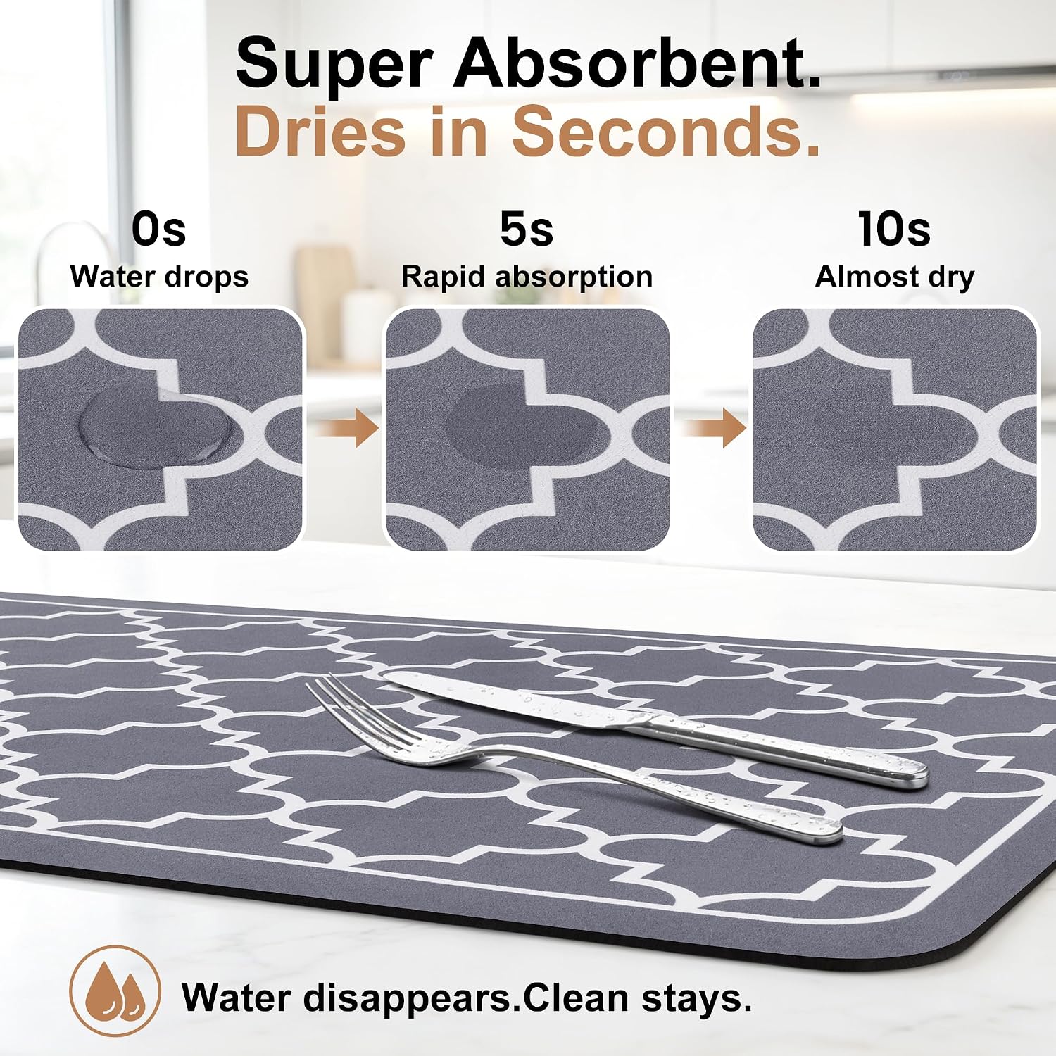 Tableware Drying Mat Super Abs - đánh giá và giá Kitchen Baking Mat