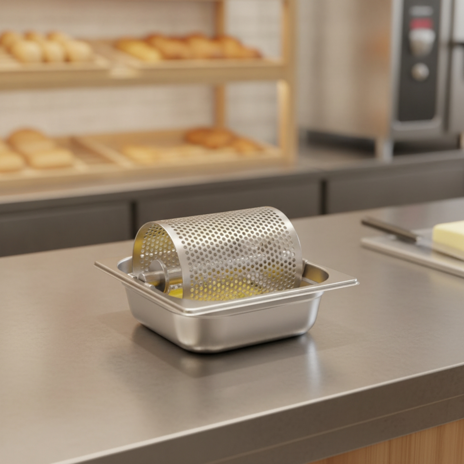 Butter Roller with Tray Stainl - đánh giá và giá Kitchen Utensils