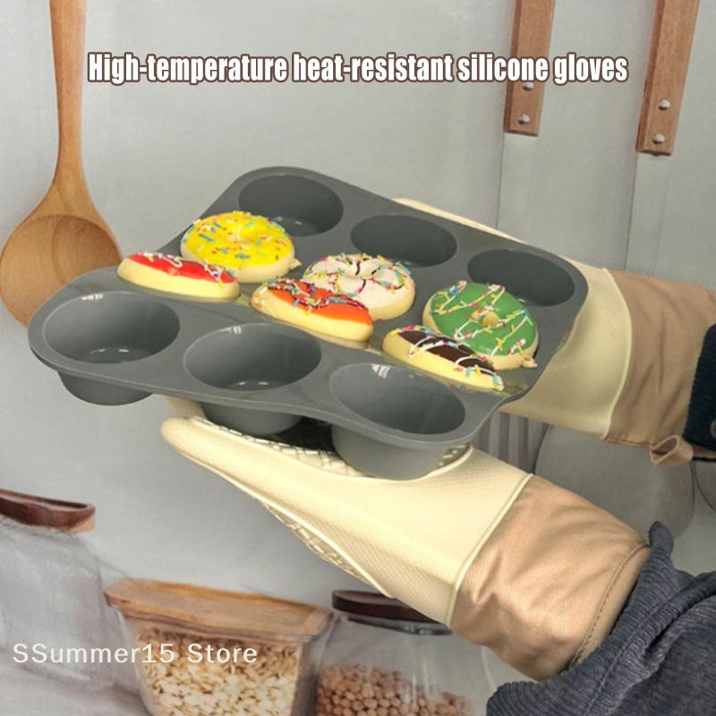 【R】Silicone Heat-insulating Gl - đánh giá và giá Kitchen Baking Gloves